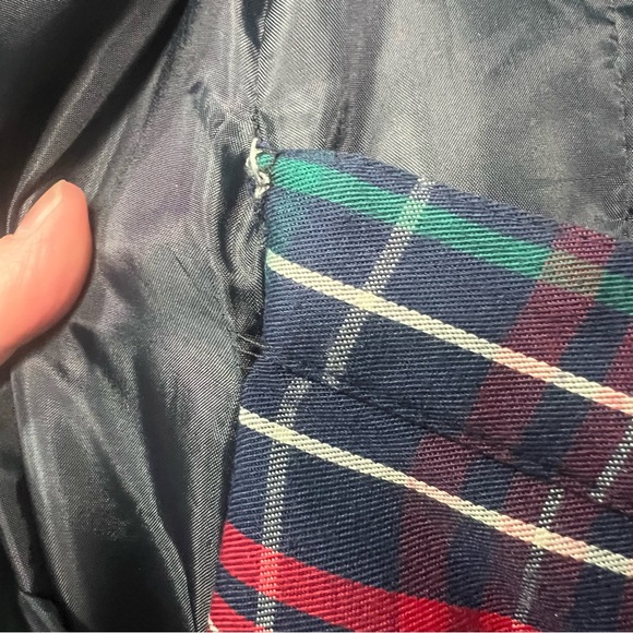 VTG Ashlee California Size 4 Blazer Romper Holiday Plaid Wrap Retro Christmas - Picture 7 of 10